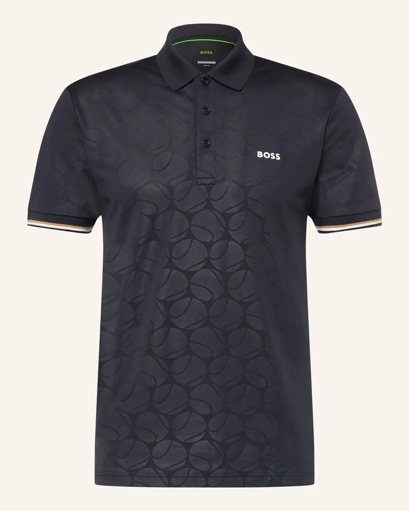 HUGO BOSS Funktions-Poloshirt Toc Game blau Dunkelblau