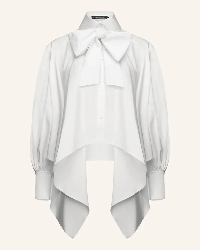 Karl Lagerfeld Bluse weiss Weiss
