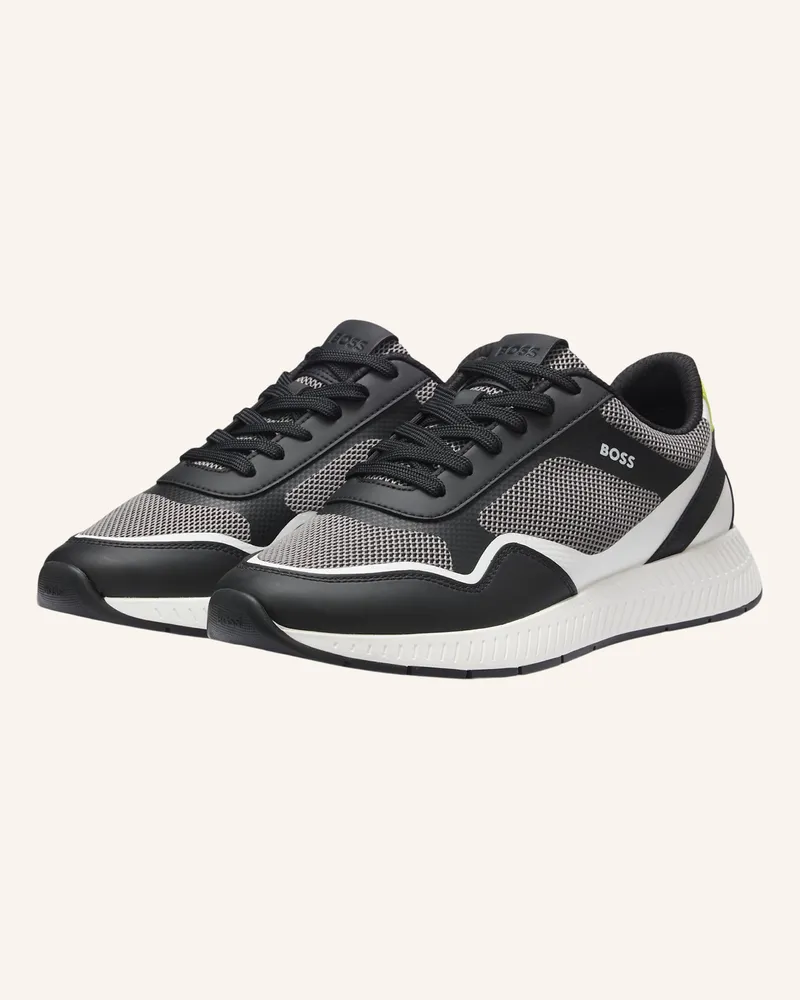 HUGO BOSS Sneaker Titanium_Runn_Methal grau 