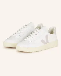 VEJA Sneaker V-12 - WEISS/ GRAU Weiss