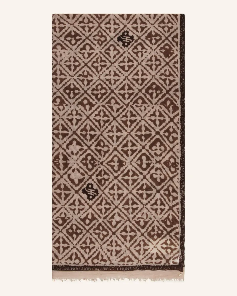 Friendly Hunting Cashmere-Schal Eyes Of Marakech braun Hellbraun