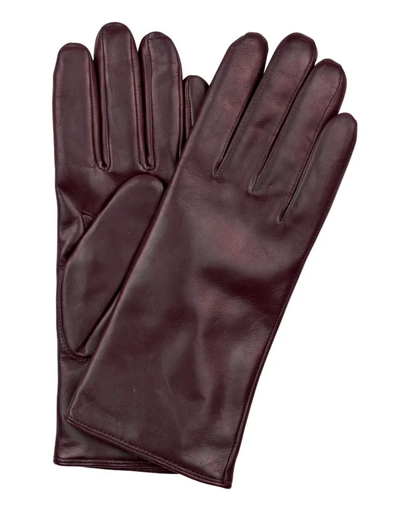 Roeckl Lederhandschuhe Hamburg rot Weinrot