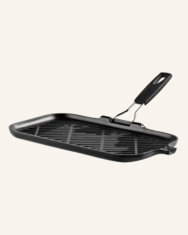 Le Creuset Grillpfanne schwarz Schwarz