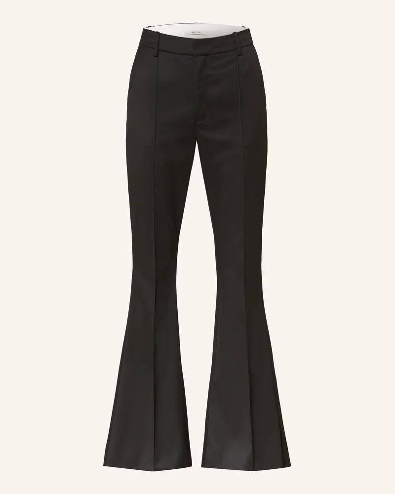 Gestuz Bootcut-Hose Gzlourina schwarz Schwarz