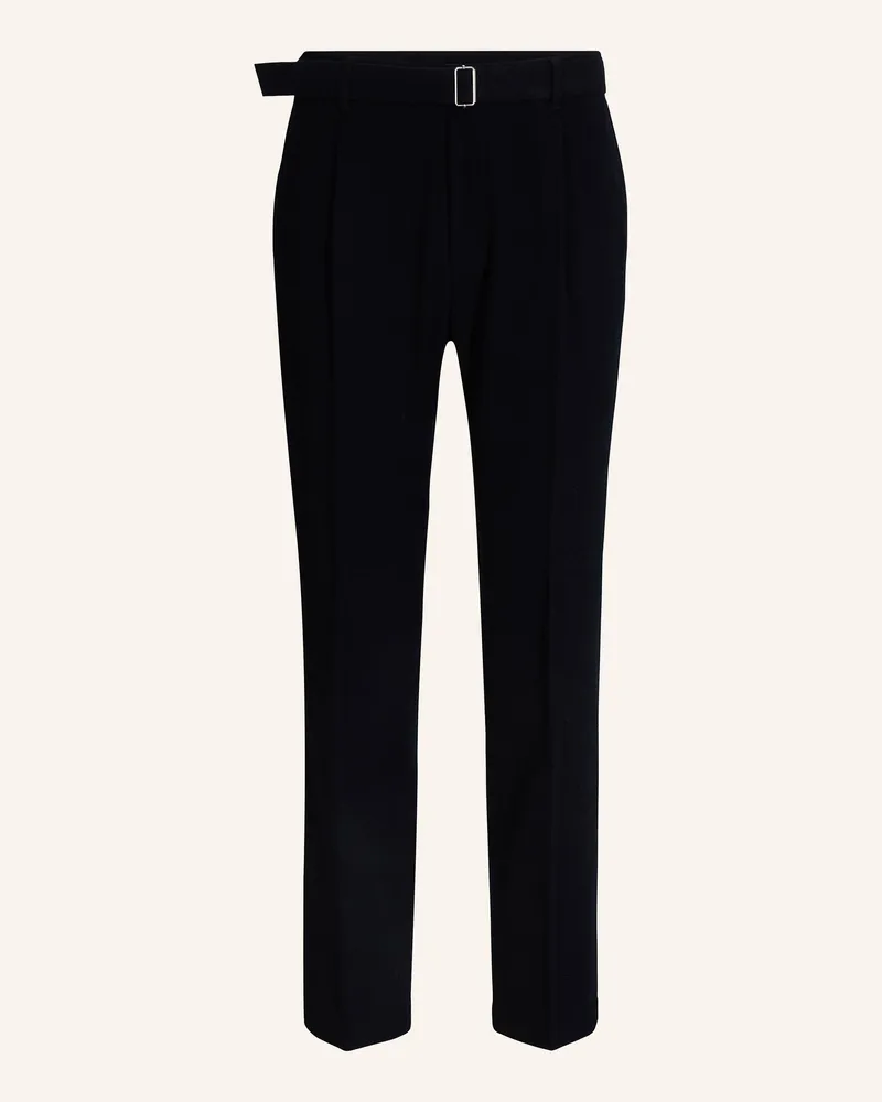 windsor. Bundfaltenhose Regular Fit blau Dunkelblau