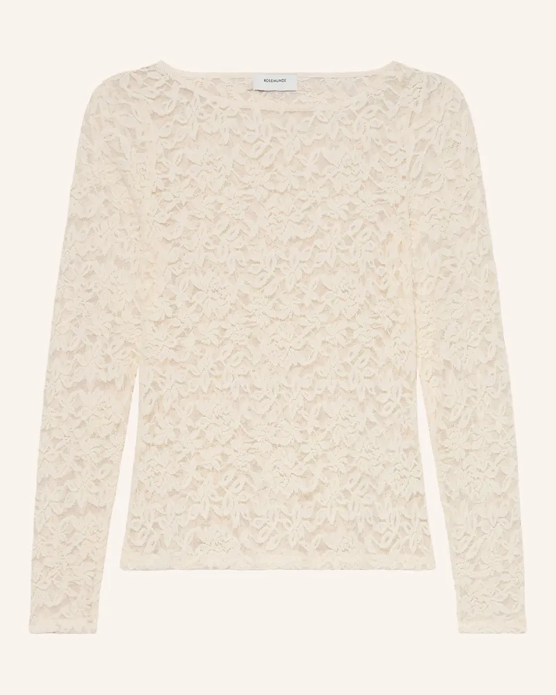 Rosemunde Longsleeve Delicia Aus Spitze weiss Creme