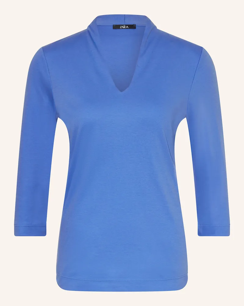 ZAíDA T-Shirt mit 3/4-Arm Blau