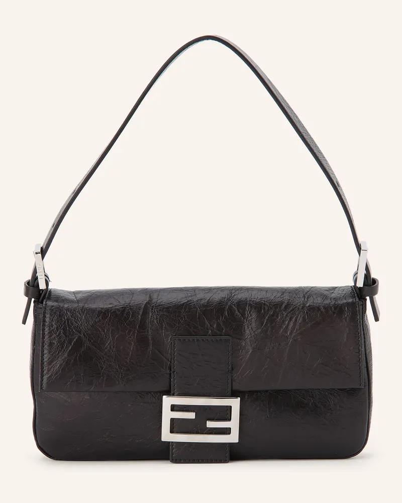 Fendi Handtasche Baguette schwarz Schwarz