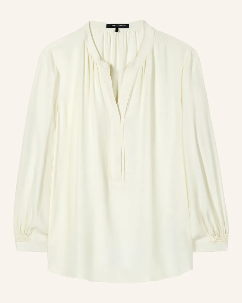 Luisa Cerano Blusenshirt Mit Seide gruen Hellgrün