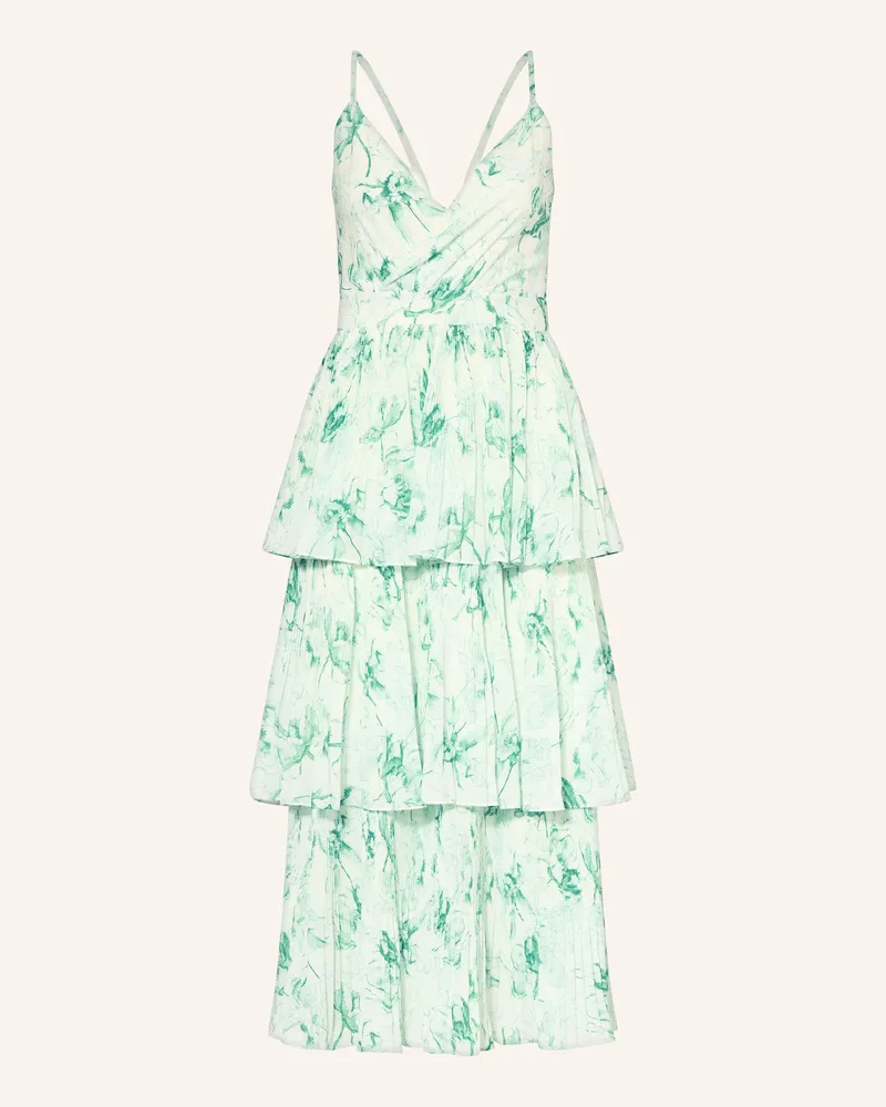 Maje Kleid mit Volants Weiss