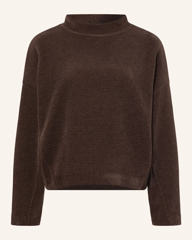 OPUS Pullover Gemse braun Dunkelbraun