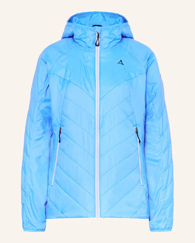 Schöffel Steppjacke Cascata blau Neonblau