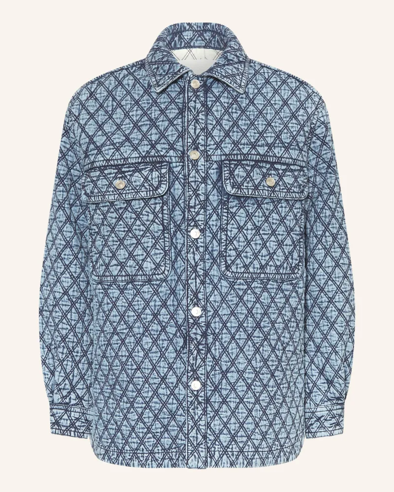 Isabel Marant Overjacket DHOTARIO in Jeansoptik Hellblau