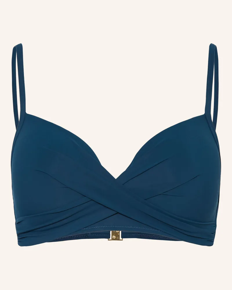 Maryan Mehlhorn Bügel-Bikini-Top Elements blau Dunkelblau