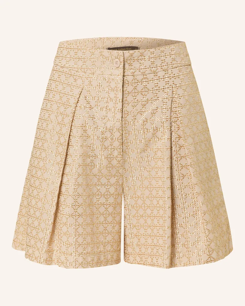 Greek Archaic Kori Shorts CROSS Beige