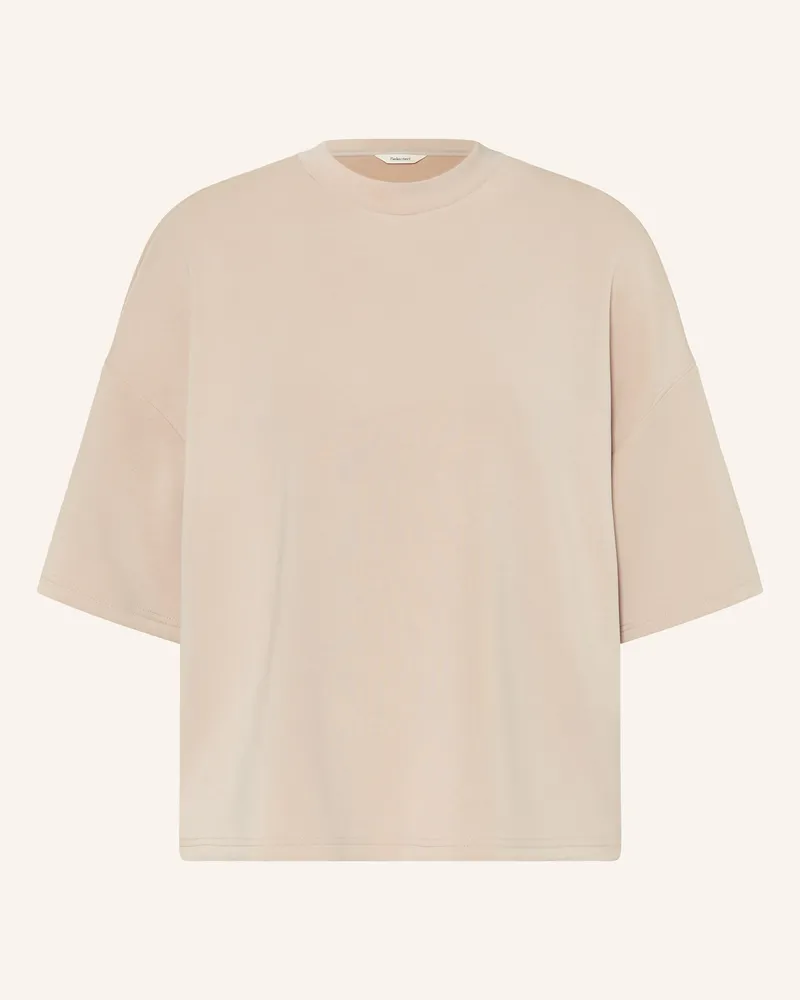 Selected Oversized-Shirt mit 3/4-Arm Beige