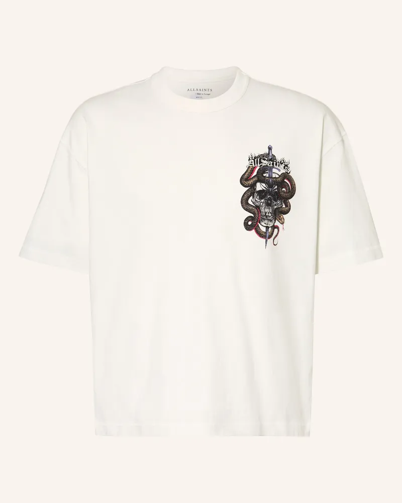 AllSaints T-Shirt Araknid weiss Weiss