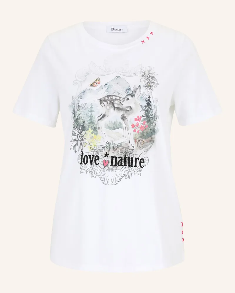 Princess goes Hollywood T-Shirt mit Schmucksteinen Weiss