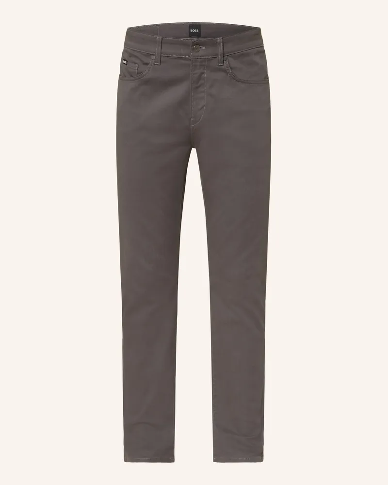 HUGO BOSS Hose DELAWARE Slim Fit Grau
