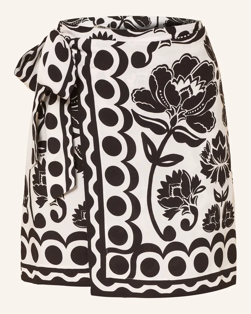 FARM Rio Wickelrock Floral Arabesque schwarz Schwarz
