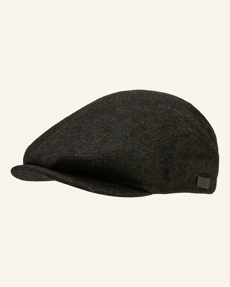 Barbour Schiebermütze Barlow Mit Wolle gruen Oliv