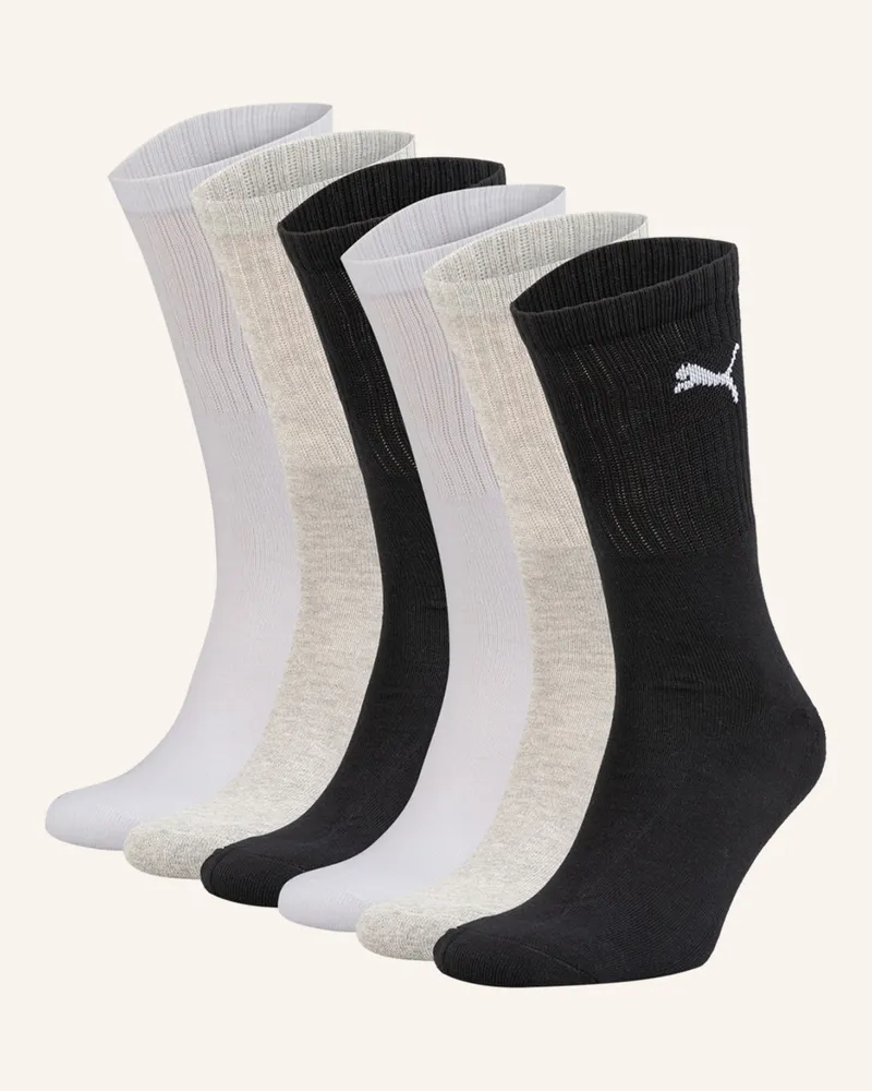 Puma 6er-Pack Strümpfe grau 003