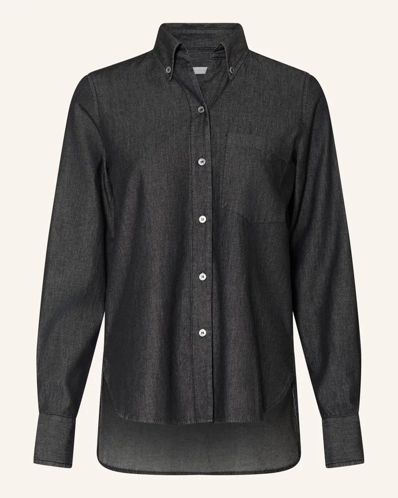 Robert Friedman Jeansbluse schwarz Dunkelgrau