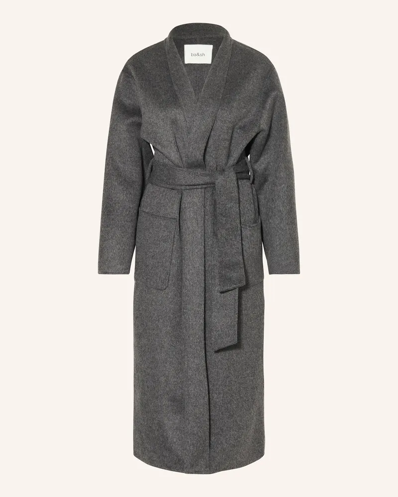 ba&sh Mantel Kay grau Dunkelgrau