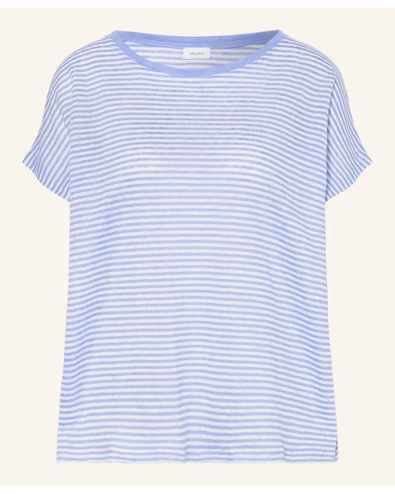 Darling Harbour T-Shirt aus Leinen Blau