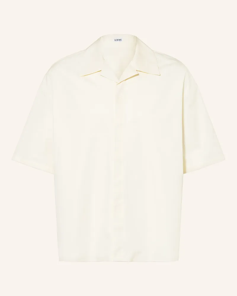 Loewe Resorthemd Comfort Fit weiss Weiss
