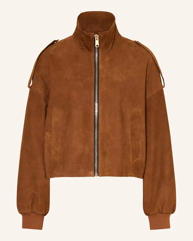 AllSaints Lederjacke Lowden braun Braun