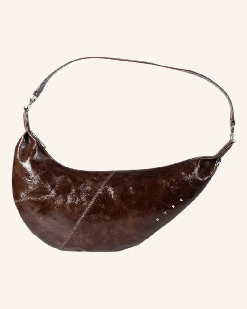 BREE Schultertasche The Exhibits Hugo braun Dunkelbraun