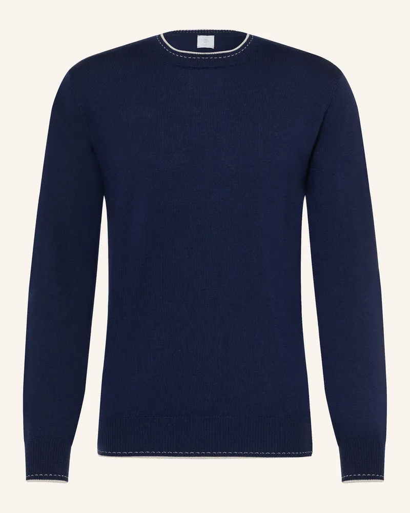 Eleventy Pullover blau Dunkelblau