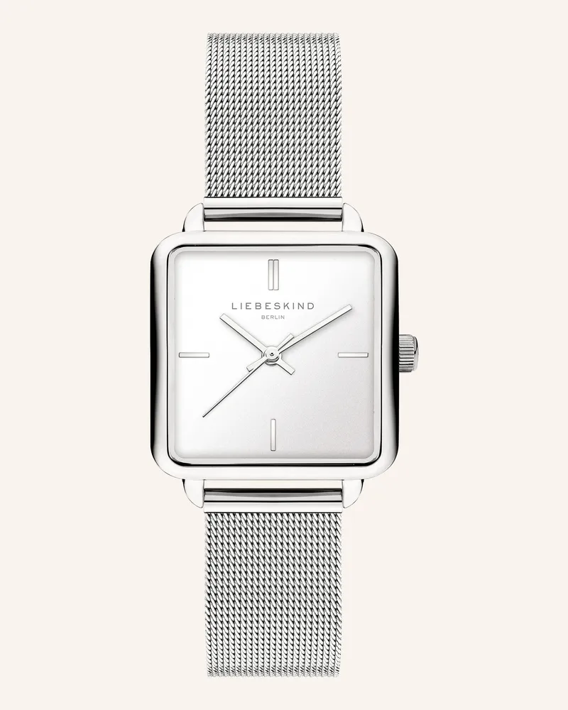 Liebeskind Armbanduhr  Aus  Edelstahl silber Silber