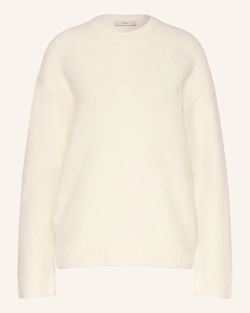Vince Cashmere-Pullover weiss Ecru