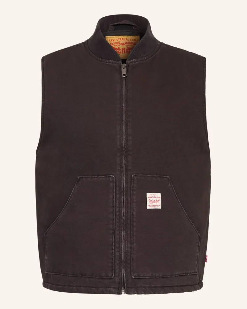 Levi's Levi's® Weste Sansome schwarz Schwarz