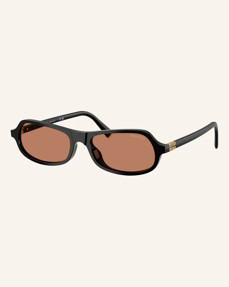 Miu Miu Sonnenbrille Mu b10su schwarz Schwarz