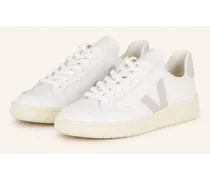 Sneaker V-12 - WEISS/ GRAU