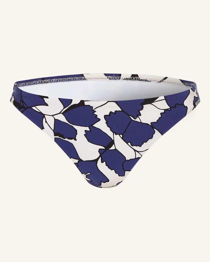 Maryan Mehlhorn Basic-Bikini-Hose Blue Leaves blau Blau