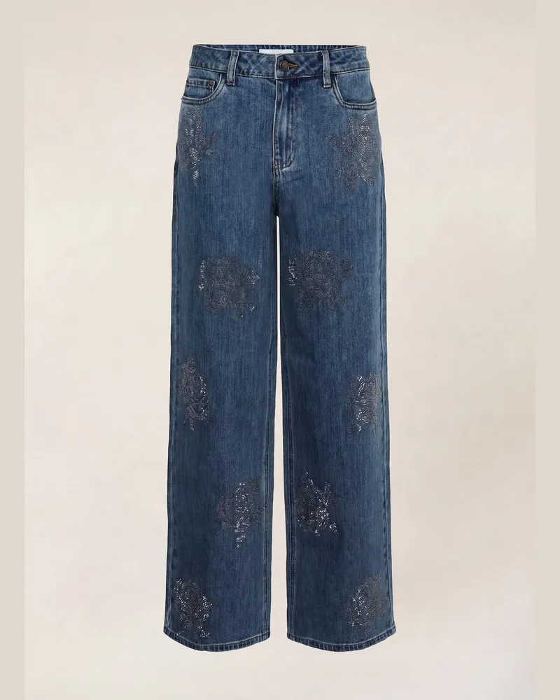 Kaffe Wide Leg Jeans Kacastelia blau Blau