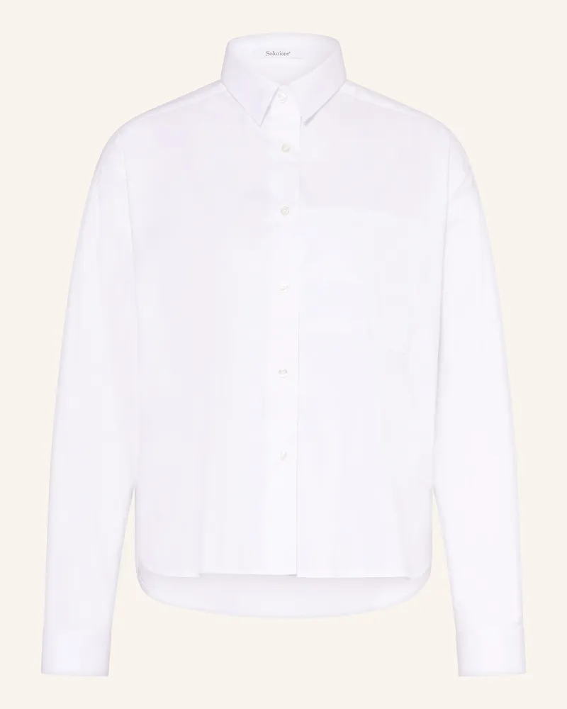 Soluzione Hemdbluse weiss Weiss