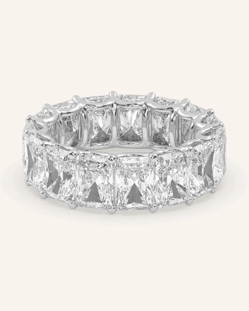 VEYNOU Ring Celeste Eternity Aus 18 Karat Weißgold Und 12,50ct. Diamanten silber Weissgold