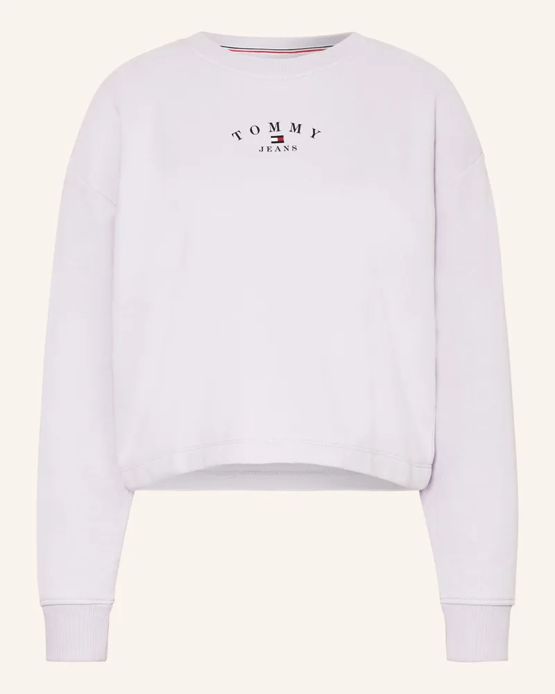 Tommy Hilfiger Cropped-Sweatshirt Lila