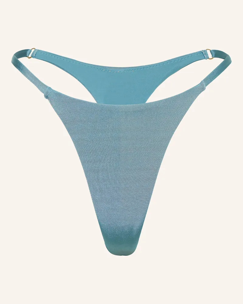 watercult Brazilian-Bikini-Hose SHIMMERING SOLIDS Türkis