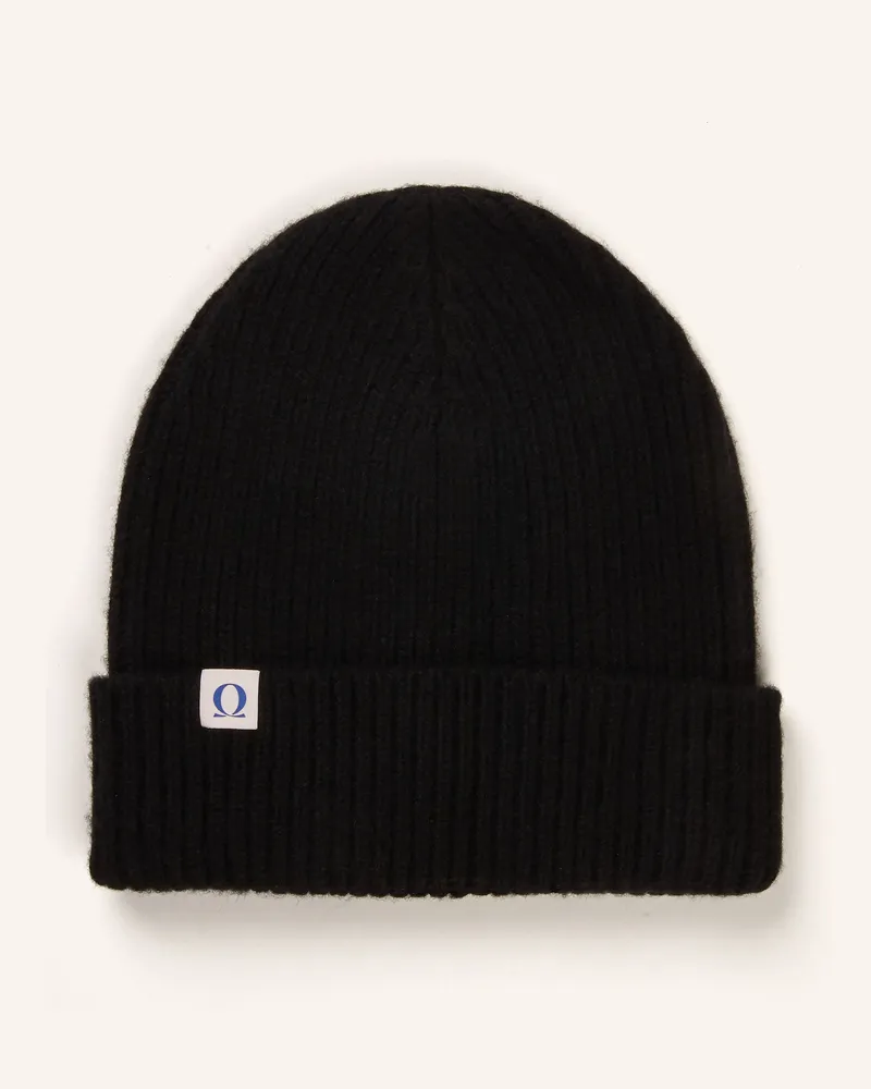 Puschoen Cashmere-Mütze Schwarz