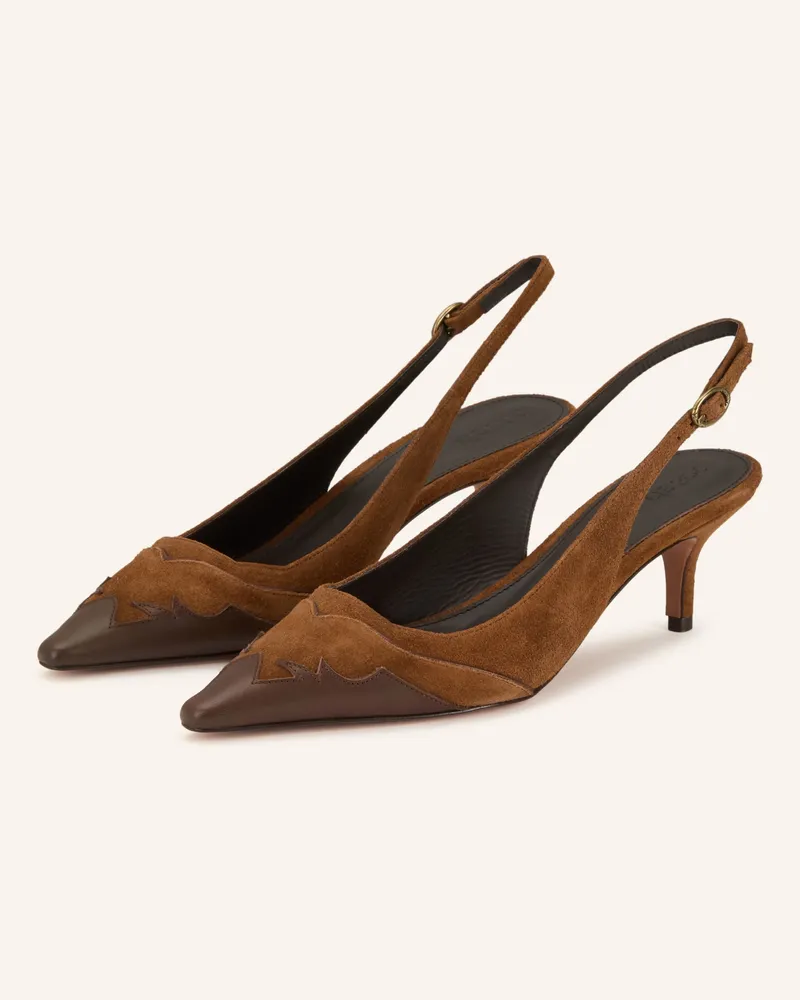 ba&sh Slingpumps Casta braun Braun