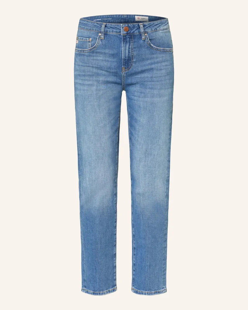 Adriano Goldschmied Straight Jeans Girlfriend blau Maco