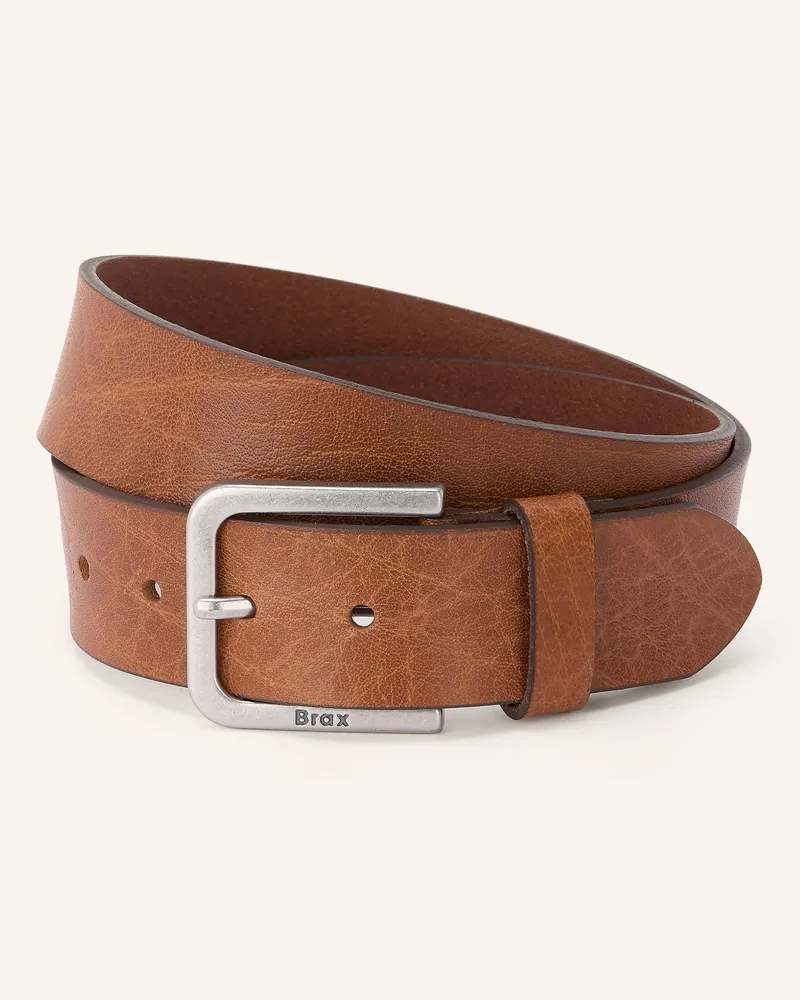 Brax Ledergürtel braun Cognac