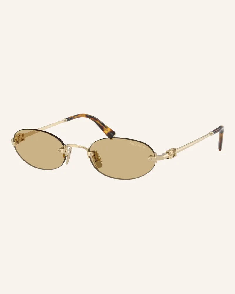 Miu Miu Sonnenbrille Mu a54s gold Gold
