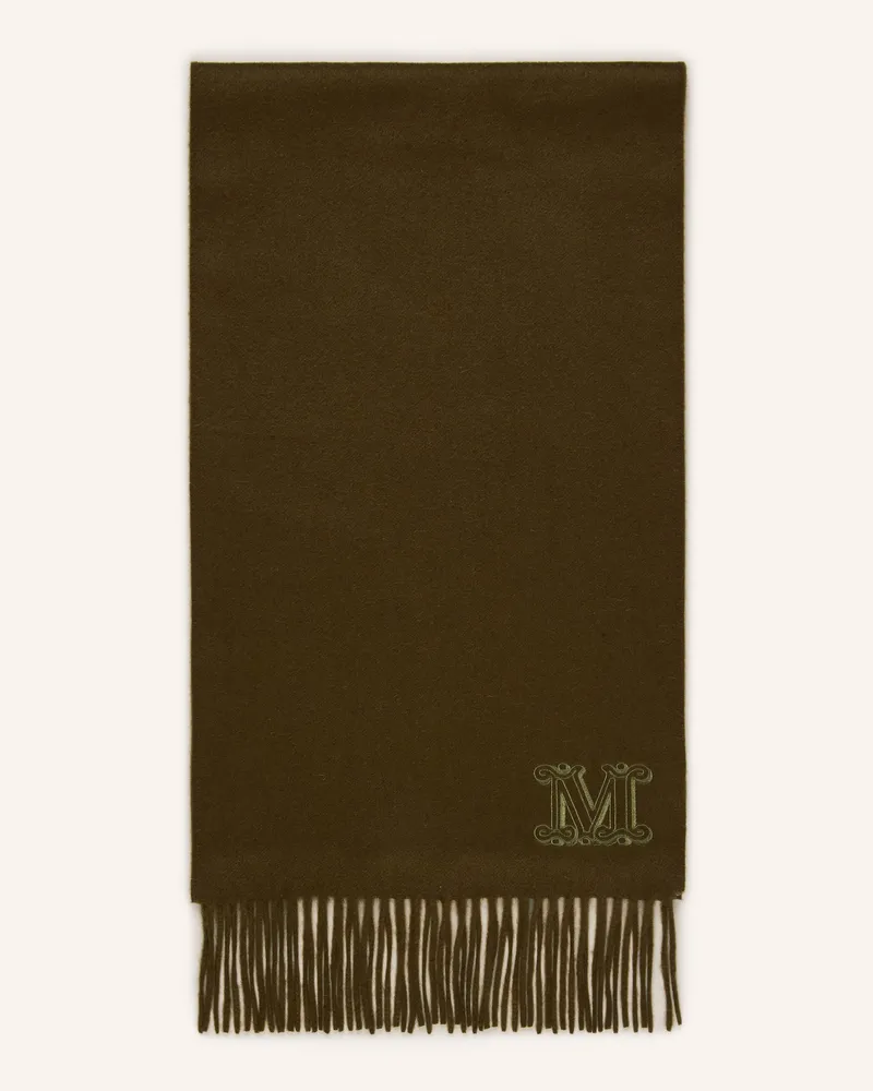 Max Mara Cashmere-Schal Dalia gruen Khaki